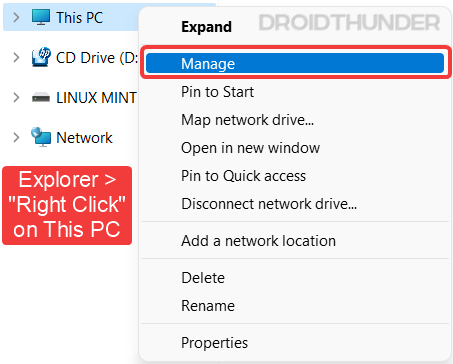 Disk management tool path