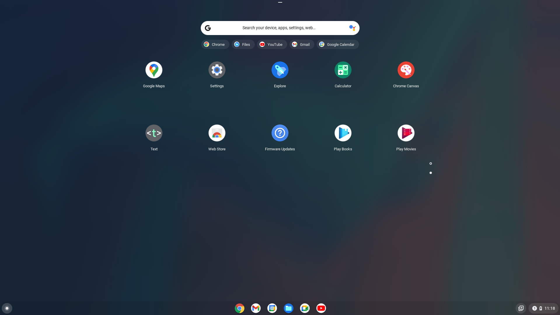 Start Menu 2 in Chrome OS Flex
