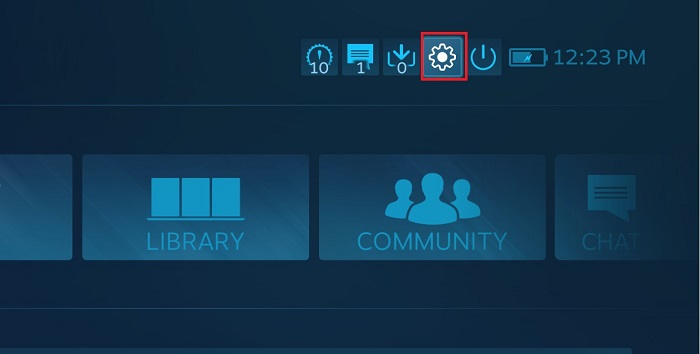 Steam Settings in Big Picture Mode