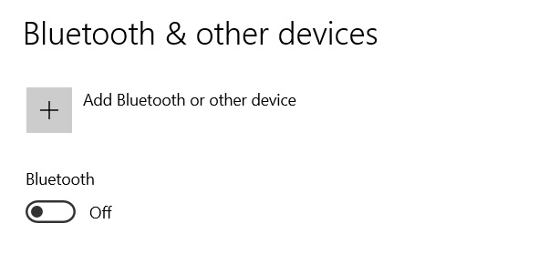 Windows 10 Add Bluetooth device