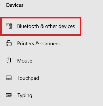 Windows 10 Bluetooth & other devices