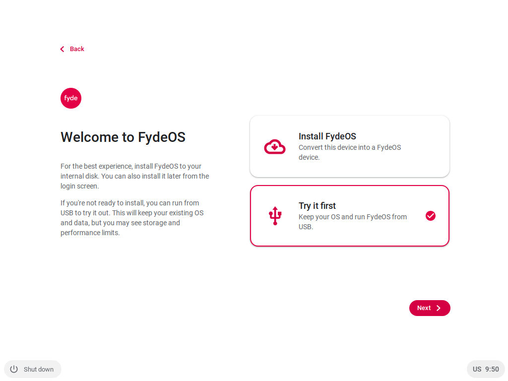 Install Chrome OS on VMWare with FydeOS  Play Store Support  - 76