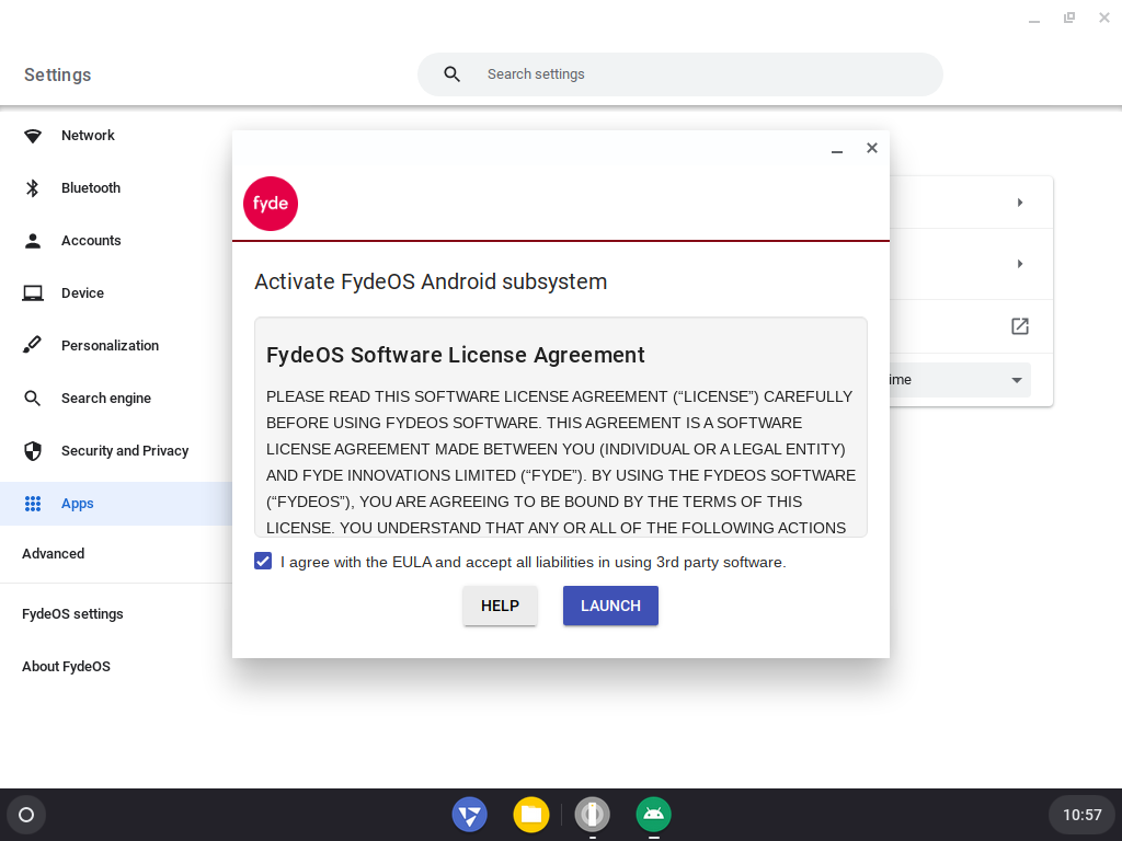 Install Chrome OS on VMWare with FydeOS  Play Store Support  - 10