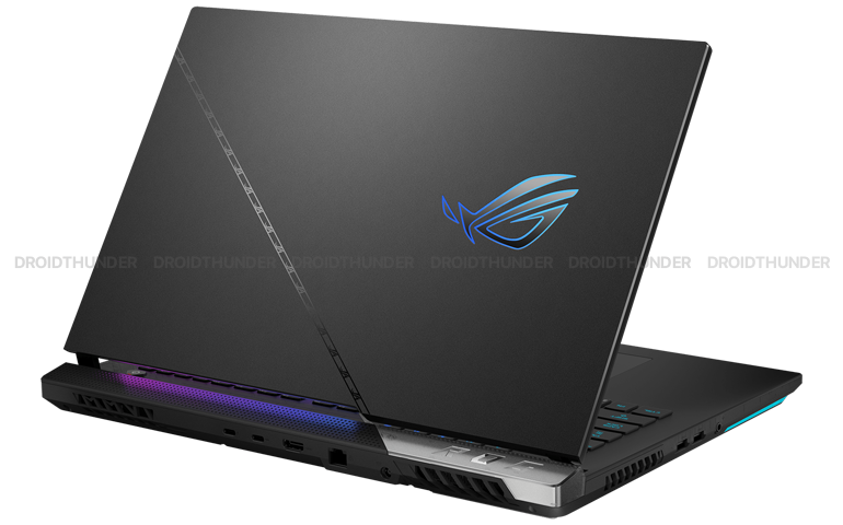 ASUS ROG Strix SCAR 17 Back View Ports