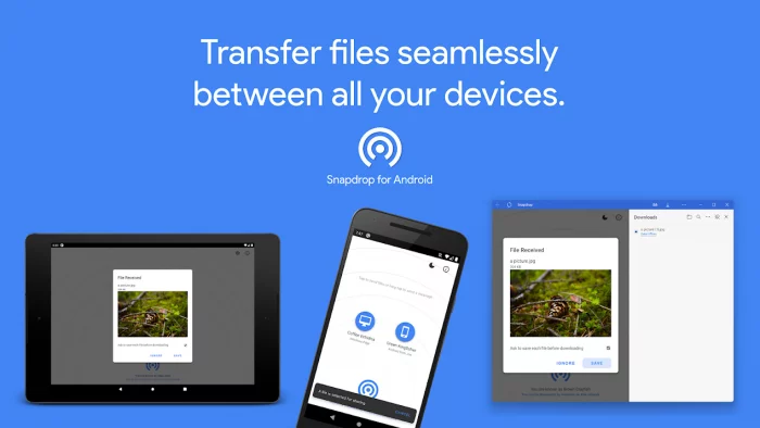 Snapdrop for Android