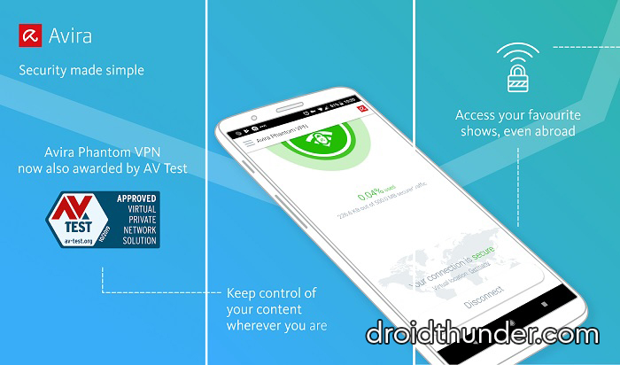 Avira Phantom Fast VPN Proxy app for Android