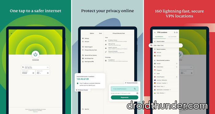 Express VPN app for Android