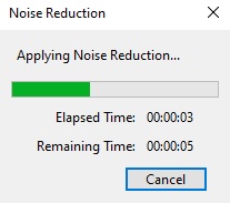 Applying Noise Reduction Audacity