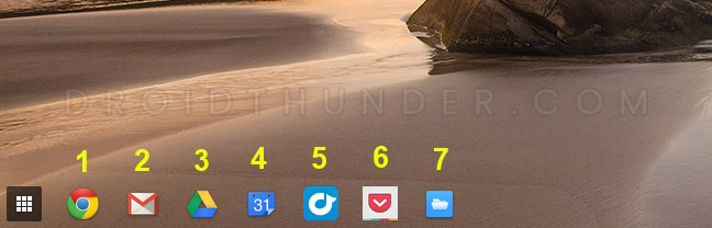 Launch Shelf apps in Chromebook shortcut keys