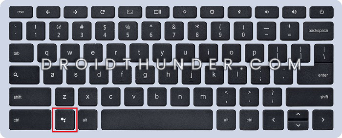 Open Google Assistant in Chromebook shortcuts