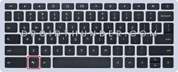 Open Google Assistant in Chromebook shortcuts