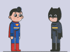 Batman Superman Funny GIF