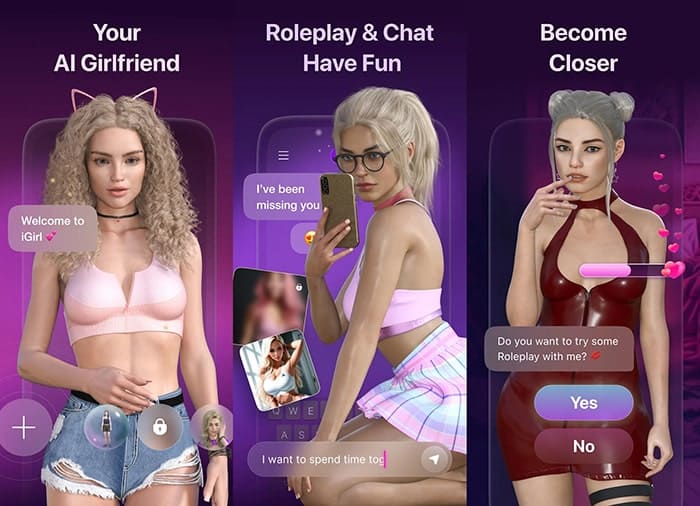 iGirl AI Girlfriend App screenshot