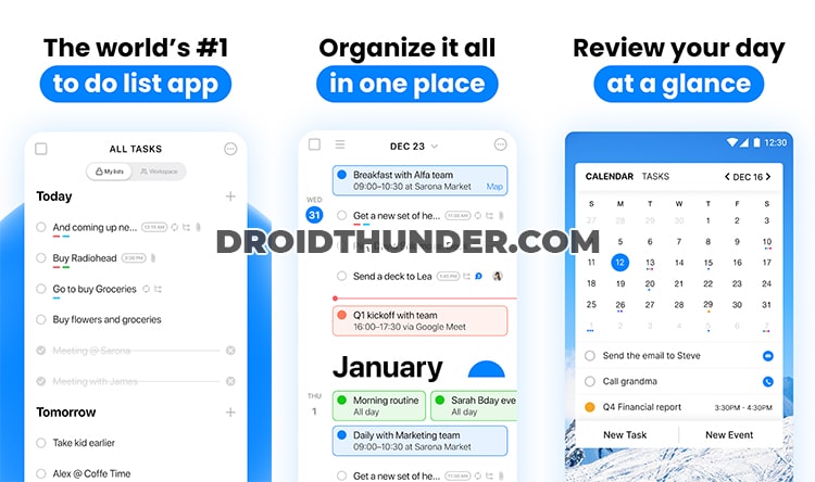 Any.do To do list & Calendar productivity app for ADHD and couples