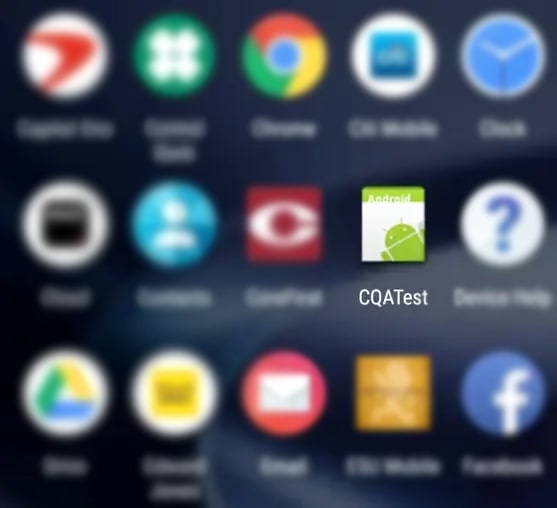 CQATest App on Android