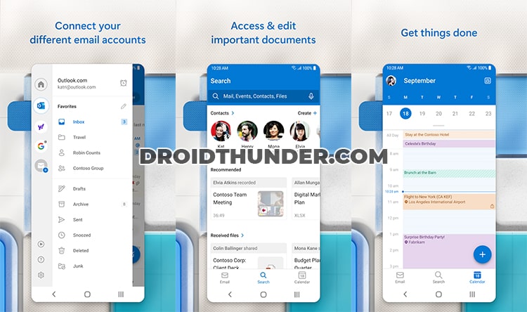 Microsoft Outlook Productivity Android apps for Android