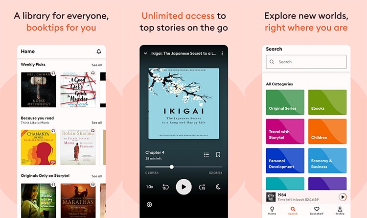 Storytel Audiobook Apps for Android