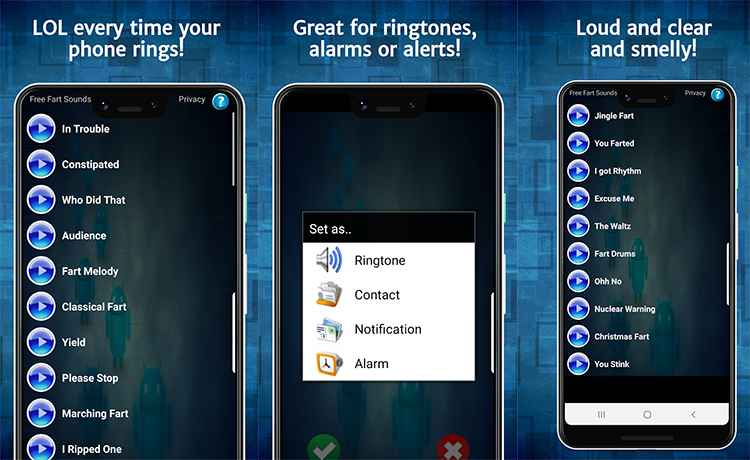 Fart Sounds and Ringtones app